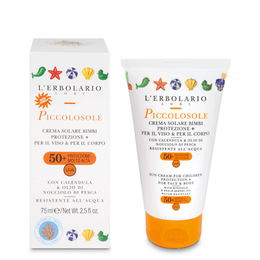 Piccolosole crema solare bambini SPF 50+