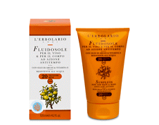 Fluido solare viso e corpo anti-tempo SPF 20