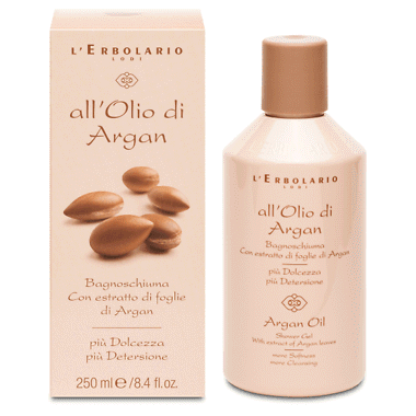 Olio di argan bagnoschiuma