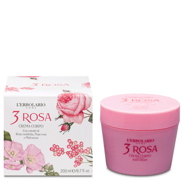 3 Rosa crema corpo