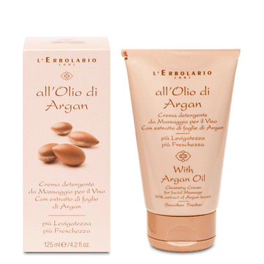 Olio di argan crema detergente viso