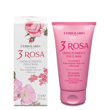 3 Rosa crema mani