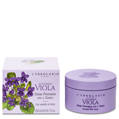 Accordo viola crema corpo