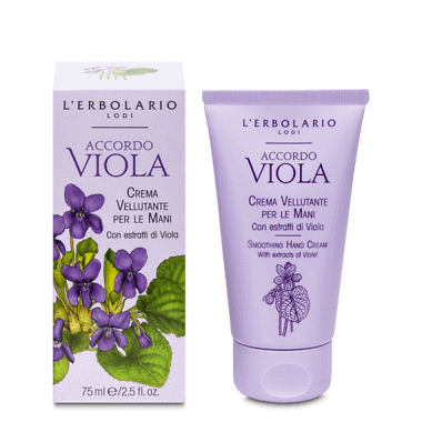 Accordo viola crema mani