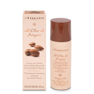 Olio di argan crema viso pelle matura