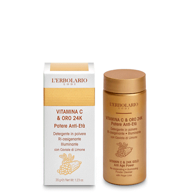 Vitamina C &amp; Oro 24K - Detergente Viso in Polvere