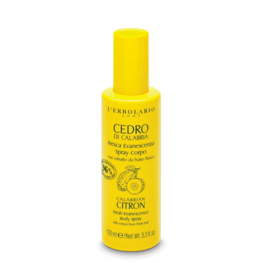 Cedro di Calabria fresca evanescenza spray corpo