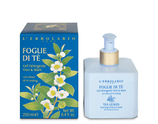 Foglie di Tè gel detergente viso e mani