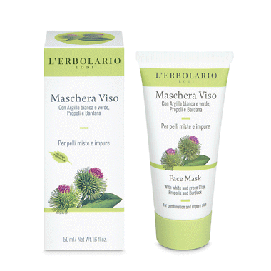 Maschera viso per pelli miste e grasse