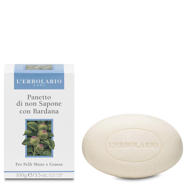 Panetto di non sapone con bardana