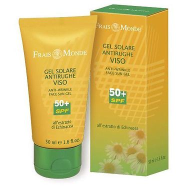 Gel solare viso antirughe SPF 50+