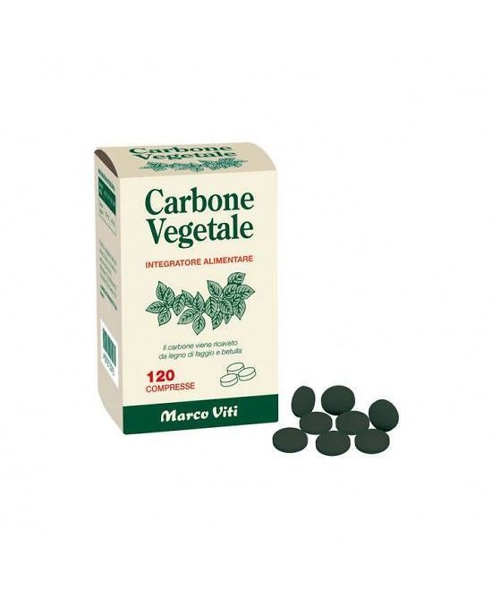 Carbone vegetale attivo 120 compresse. Vendita online