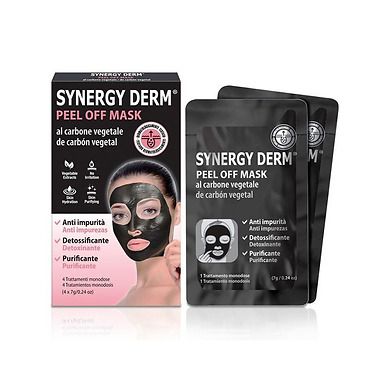 Maschera viso al carbone vegetale