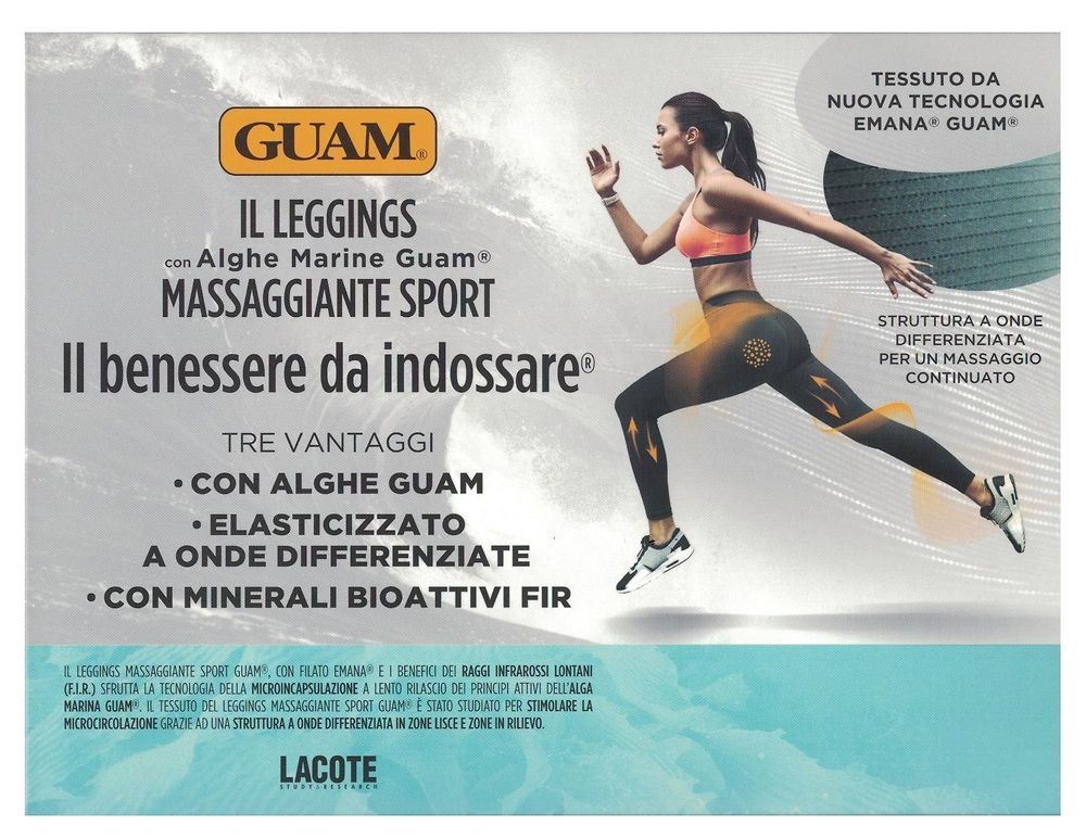 Il Leggins Massagginate Sport Guam. Vendita online