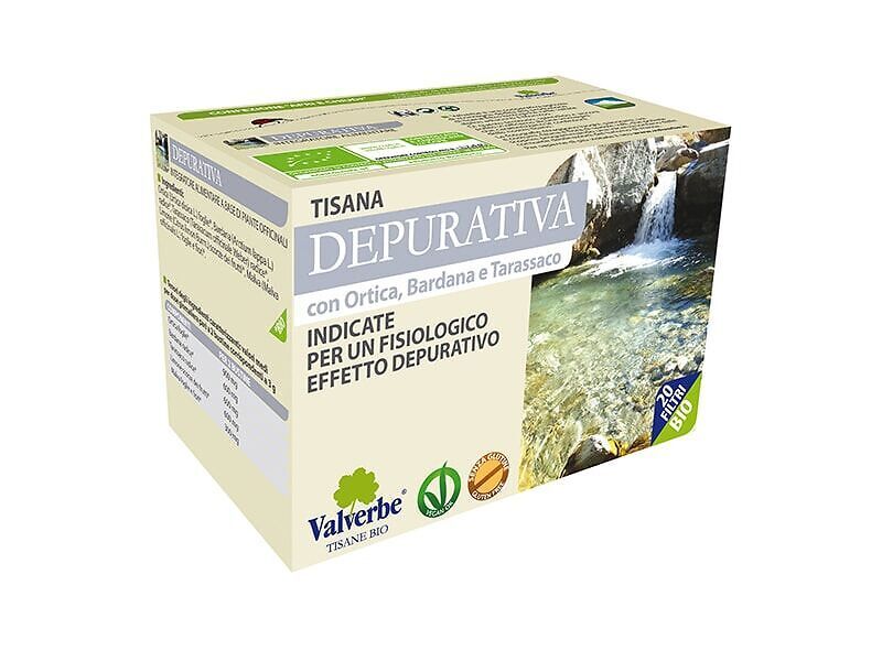 Tisana depurativa biologica Valverbe 20 filtri