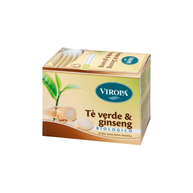 Tè verde &amp; ginseng bio
